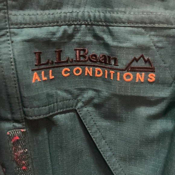 VINTAGE L.L.bean all condition rain jacket green - Picture 4 of 6